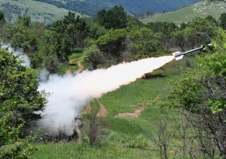 Serbian army test firing RLN IC FM 2 missiles 2 e1590414497139
