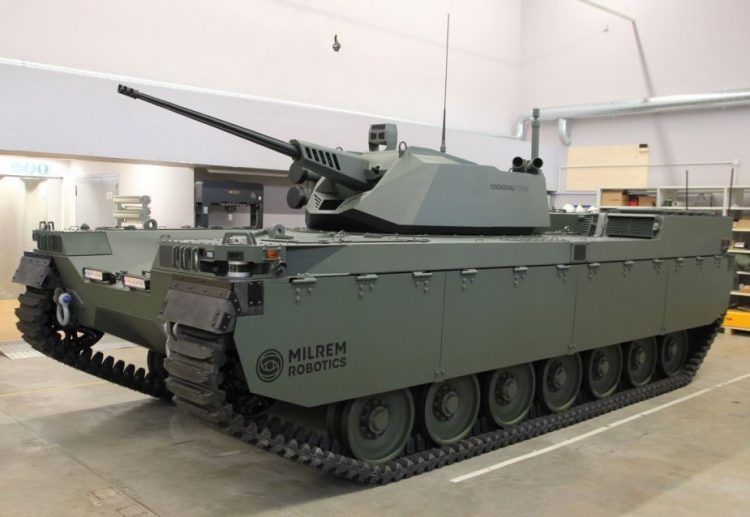 Milrem Robotics revealed Type X RCV with John Cockerill CPWS II turret 1 1 e1592491829528