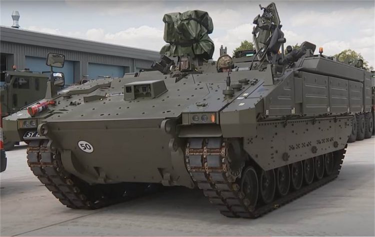 British army takes delivery of first six ARES APC Armored Personnel Carrier in the AJAX family 925 001 e1595928948980