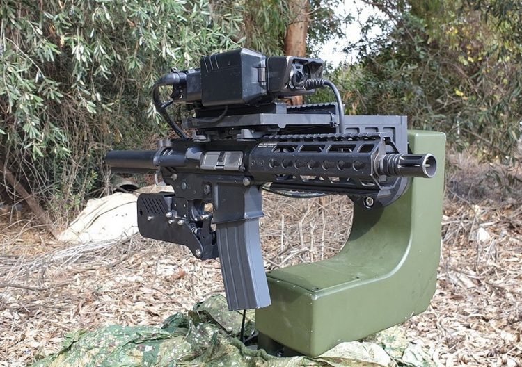 İsrailin “Smart Shooter” şirkəti yüngül silah sisteminin təqdimatını keçirib 12 Smart Shooter launches Smash Hopper LRCWS light remote controlled weapon station e1595935699554