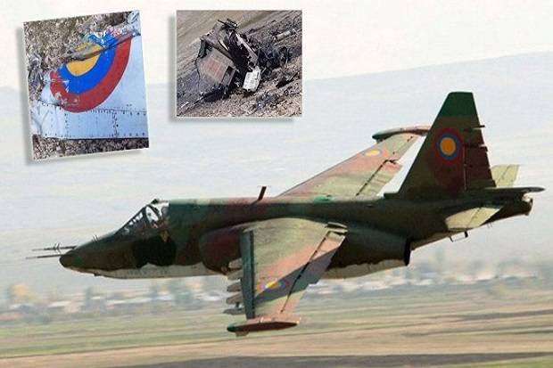 ini penampakan su25 armenia yang diklaim ditembak jatuh f16 turki vva 1