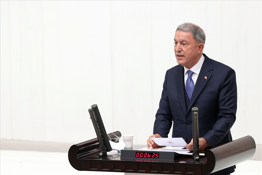 Hulusi Akar: “Türkiyə bundan sonra da bütün imkanları ilə azərbaycanlı qardaşlarının yanında olmağa davam edəcək” 6 8 BAKAN MECLIS KONUSMA