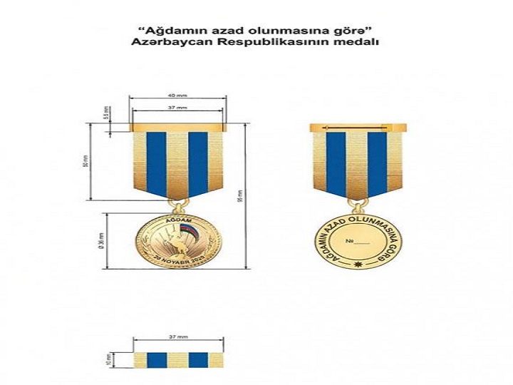 “Ağdamın azad olunmasına görə” medalı ilə təltif edilənlər - SİYAHI 7 medal agdam