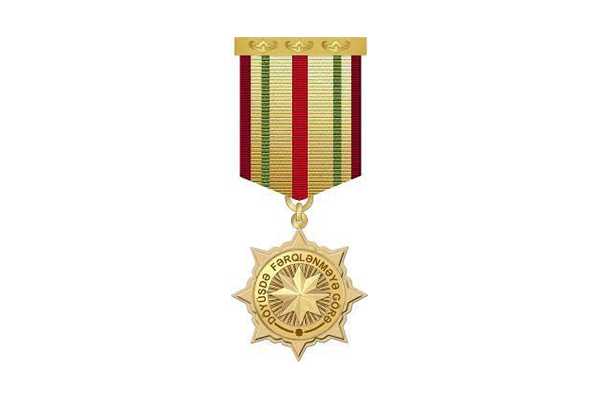 medal doyusdə fərqlənməyə gorə