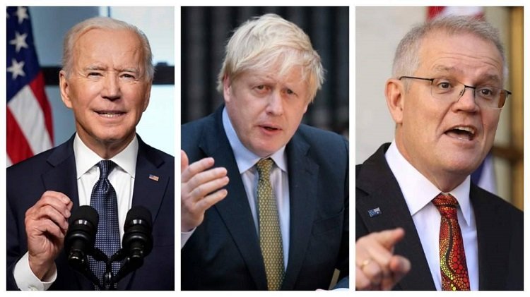 ABŞ, Böyük Britaniya və Avstraliya AUKUS hərbi ittifaqı yaradıblar ABŞ, Böyük Britaniya və Avstraliya AUKUS hərbi ittifaqı yaradıblar