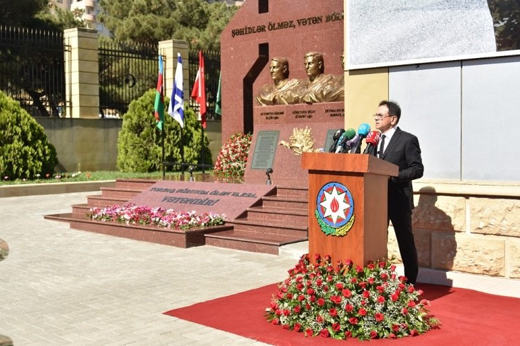 Şəhidlər Memorial Abidə Kompleksinin açılış mərasimi keçirilib