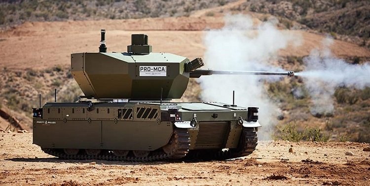 Yeni EMAV robotu Mk44 “Bushmaster II” topu ilə təchiz oluna bilər