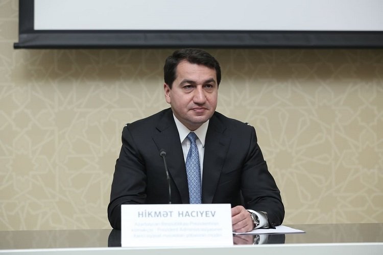 Hikmət Hacıyev: Erməni faşizminin məhv edilməsi nəticəsində regionda yeni təhlükəsizlik düzəni formalaşıb Hikmət Hacıyev: Erməni faşizminin məhv edilməsi nəticəsində regionda yeni təhlükəsizlik düzəni formalaşıb