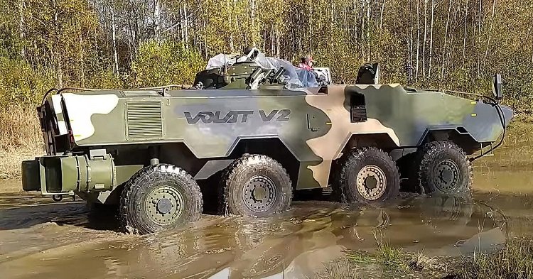 Belarusda VOLAT V-2 zirehli transportyorunun sınaqları davam edir – VİDEO