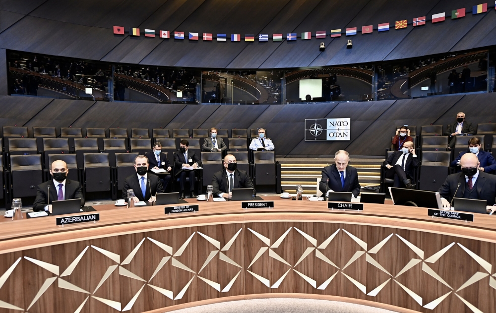 Azərbaycan Prezidenti Brüsseldə Şimali Atlantika Şurasının iclasında iştirak edib - YENİLƏNİB 6 prezident nato