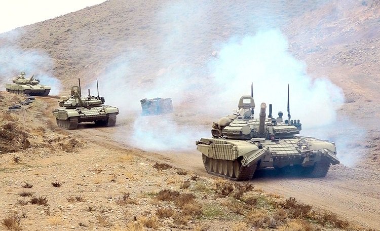 Naxçıvanda tank bölməsi yoxlanılıb – FOTO/VİDEO