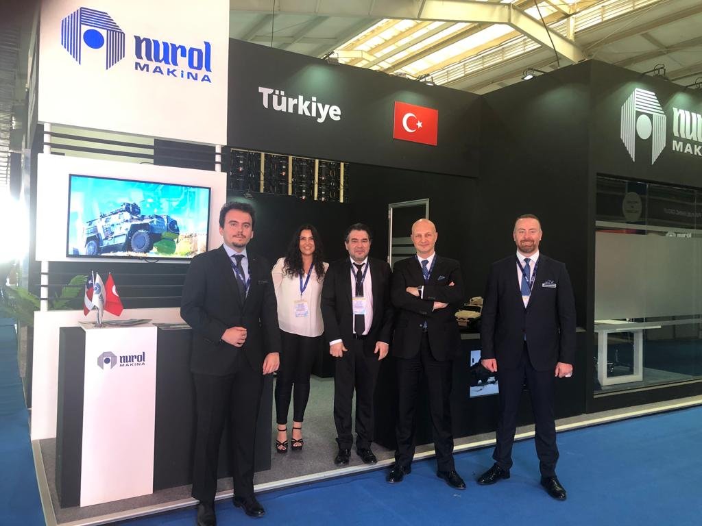 “Nurol Makina” FIDAE-2022 sərgisində zirehli maşınlarını nümayiş etdirir