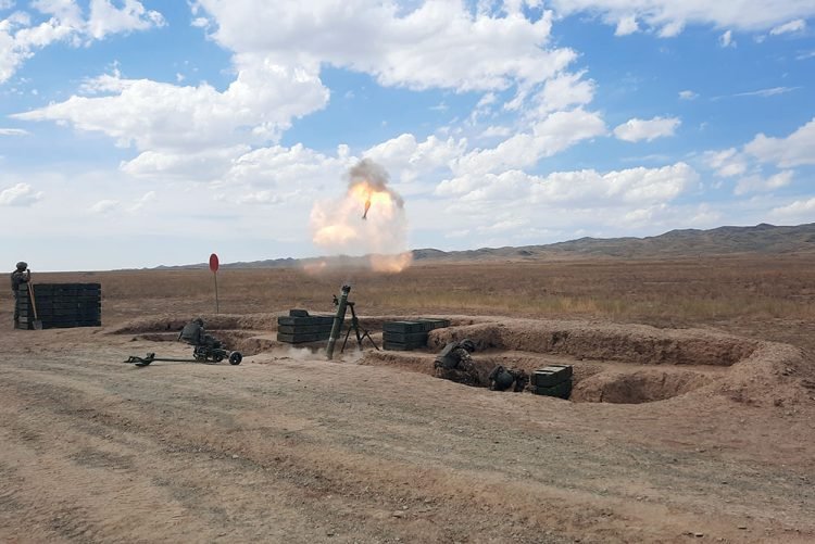 “Artilleriya atəşinin ustaları” müsabiqəsində sınaq atışları icra edilib – FOTO