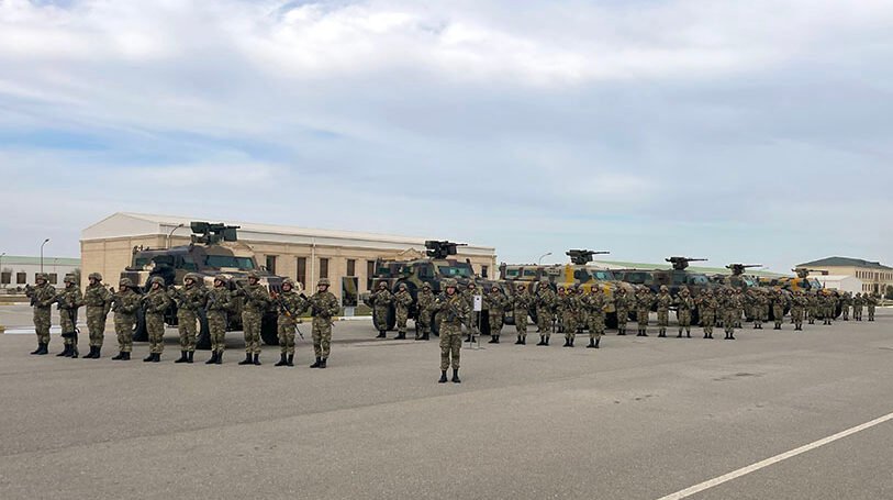 NATO Müttəfiq Qüvvələrinin nümayəndələri Müdafiə Nazirliyinin hərbi hissəsində olublar