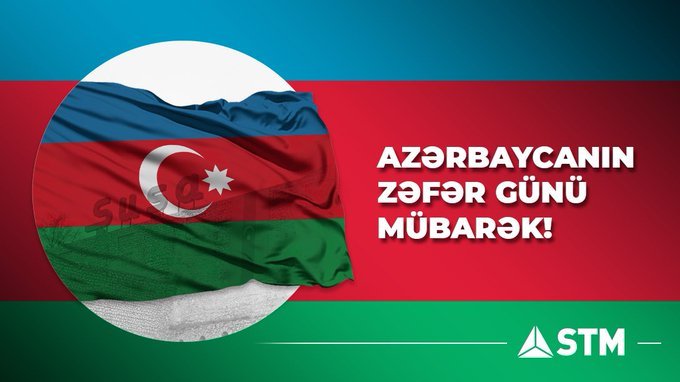 STM Azərbaycan xalqının Zəfər Gününü təbrik edib