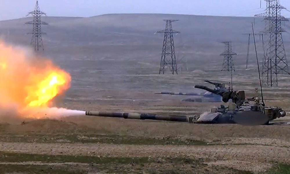 Azərbaycan Ordusunun tank heyətləri müxtəlif çalışmalar yerinə yetirib – VİDEO