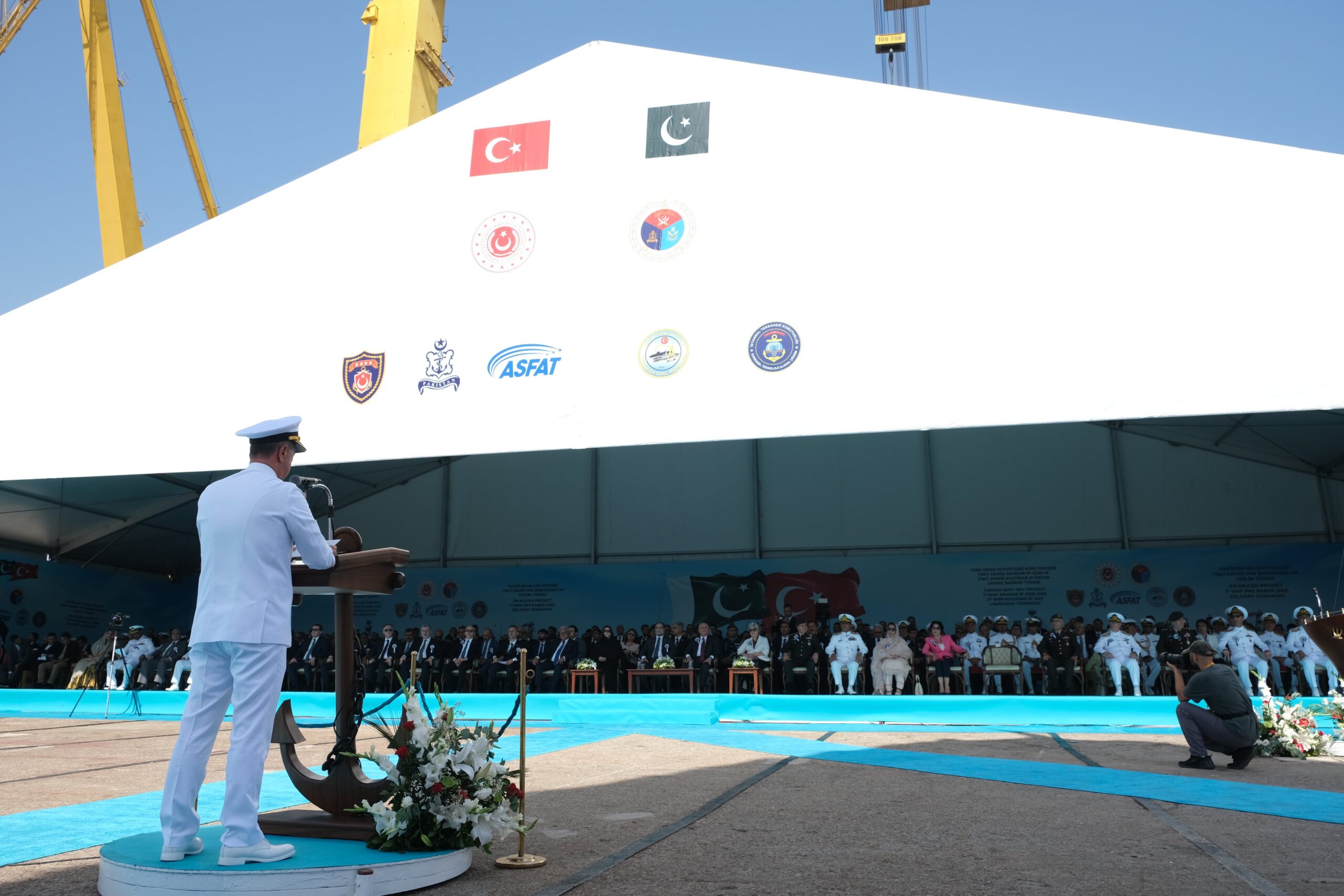 Türkiyə HDQ üçün inşa olunan patrul gəmiləri suya endirilib və “PNS Babur” Pakistan HDQ-yə təhvil verilib - VİDEO 3 F6uT1cUXgAAyrp4 scaled
