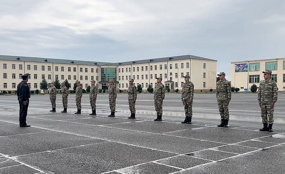 Azərbaycan Ordusunda çağırışçıların qəbulu prosesi davam edir – VİDEO