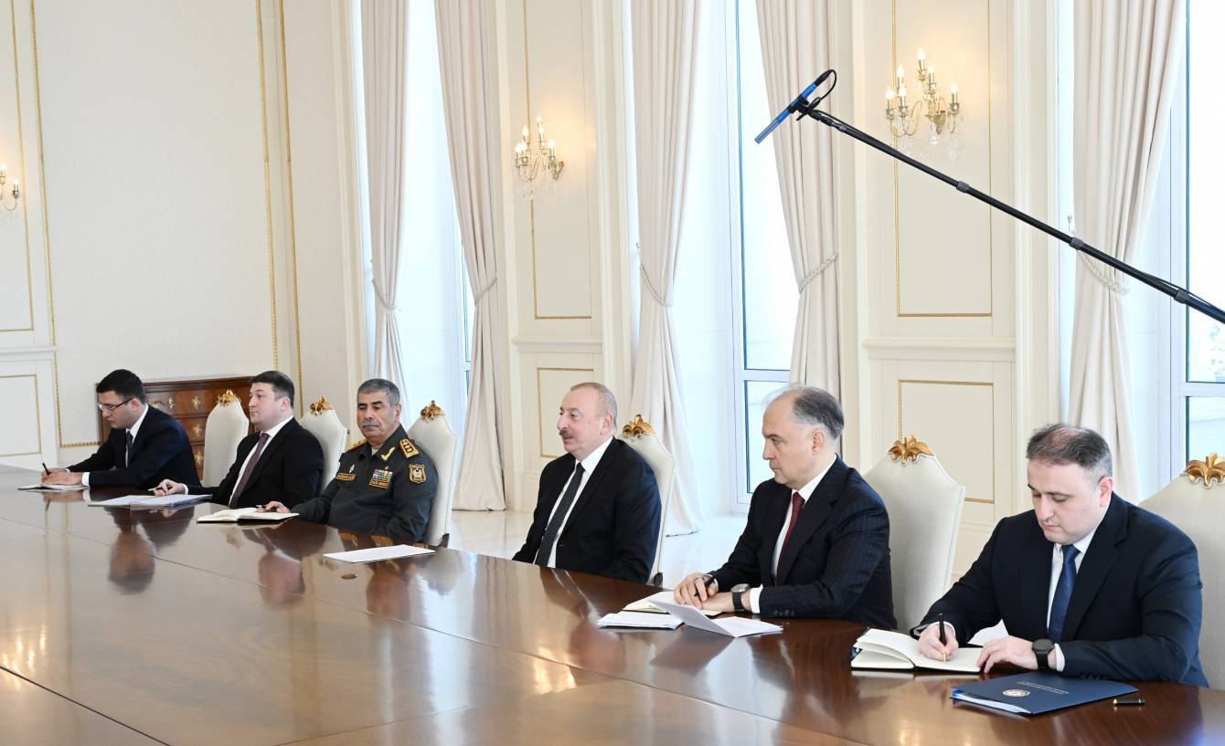 Prezident İlham Əliyev: Azərbaycanda müdafiə sənayesinin inkişafı ilə bağlı ciddi addımlar atılır