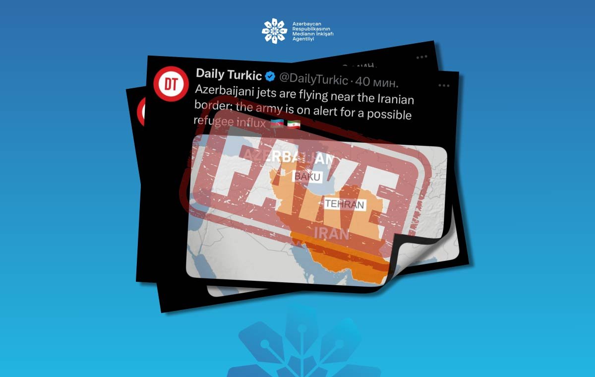 MEDİA: Azərbaycan hərbi təyyarələrinin İranla sərhəddə uçuşlar etməsinə dair xəbərlər real deyil