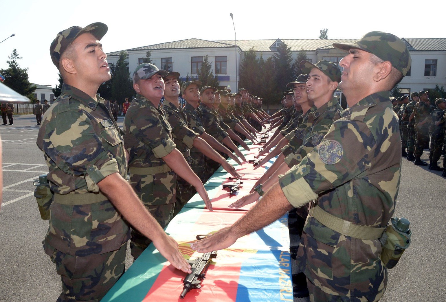 FHN-in “N” saylı hərbi hissəsində andiçmə mərasimi keçirilib