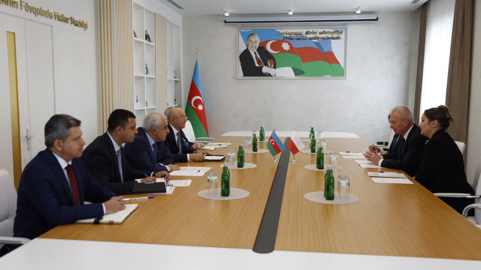 Azərbaycan və Polşa arasında fövqəladə hallar sahəsində əlaqələrin genişləndirilməsi müzakirə olunub