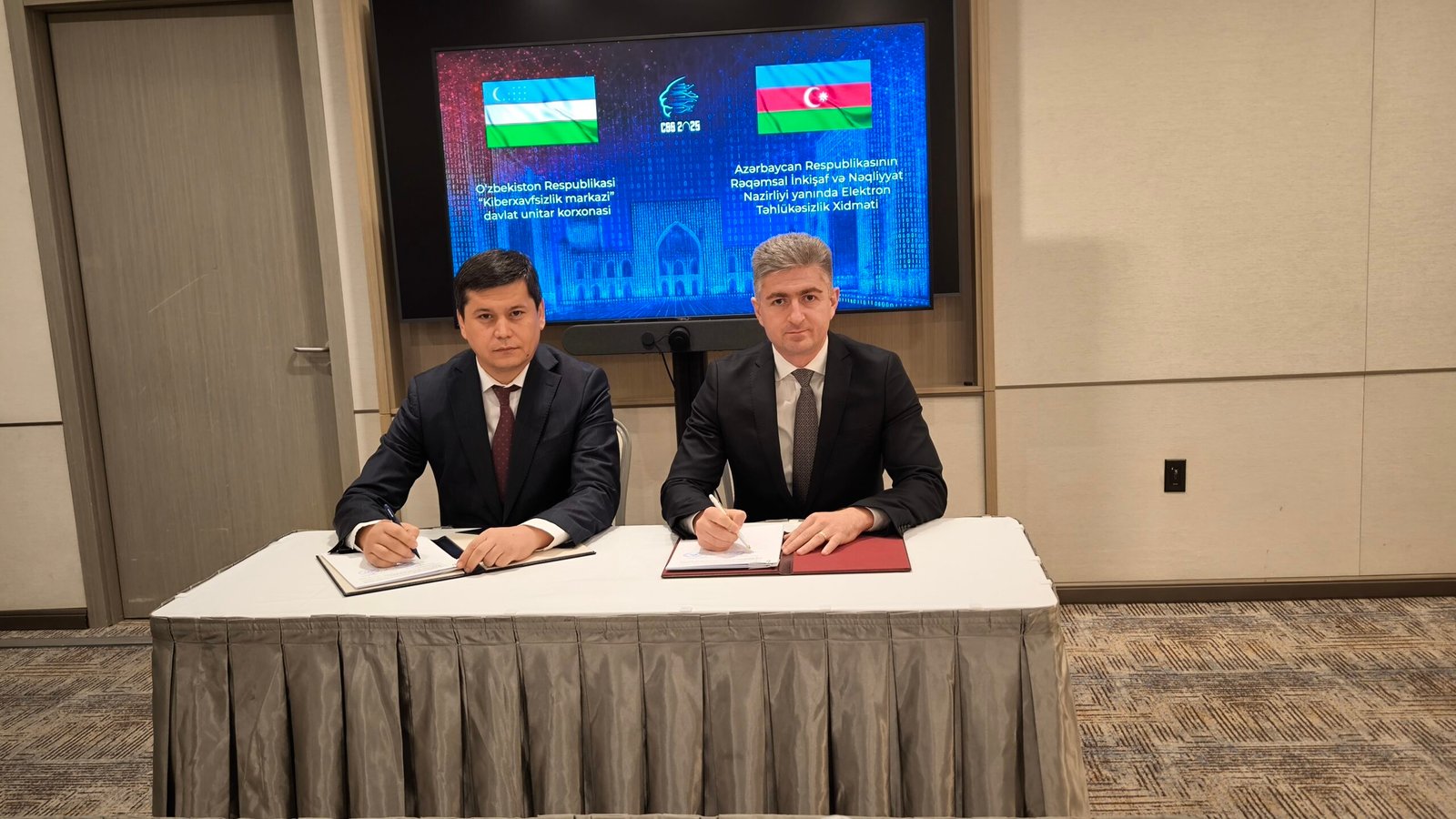 Azərbaycan və Özbəkistan kibertəhlükəsizlik sahəsində əməkdaşlığını genişləndirir Azərbaycan və Özbəkistan kibertəhlükəsizlik sahəsində əməkdaşlığını genişləndirir