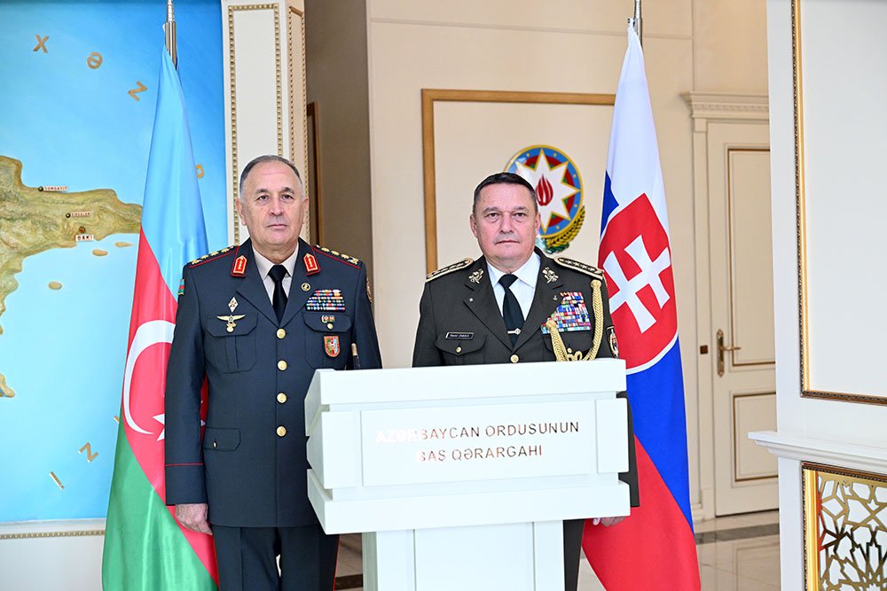 Azərbaycanla Slovakiya arasında hərbi və hərbi-texniki əməkdaşlıq müzakirə olunub – VİDEO Azərbaycanla Slovakiya arasında hərbi və hərbi-texniki əməkdaşlıq müzakirə olunub – VİDEO