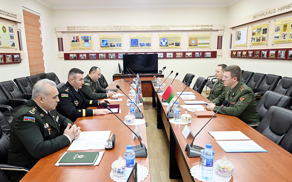 Bakıda Azərbaycan və Belarus hərbi mütəxəssisləri görüşüb