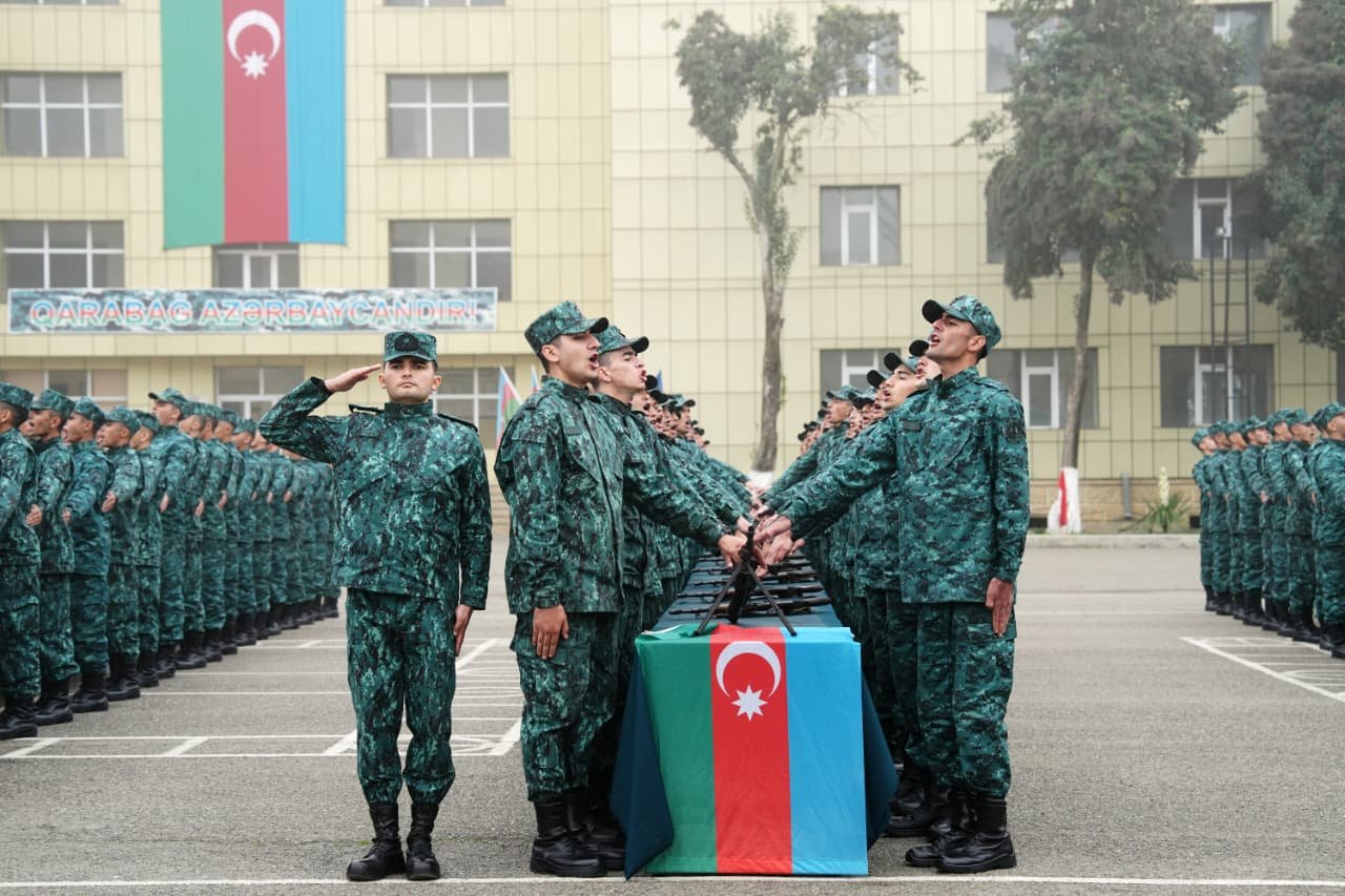 DSX-də gənc əsgərlər Vətənə sədaqət andı içiblər – VİDEO