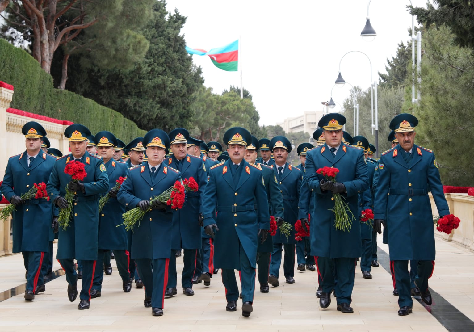 DSX-də Ümumxalq hüzn günü ilə əlaqədar anım tədbirləri keçirilib