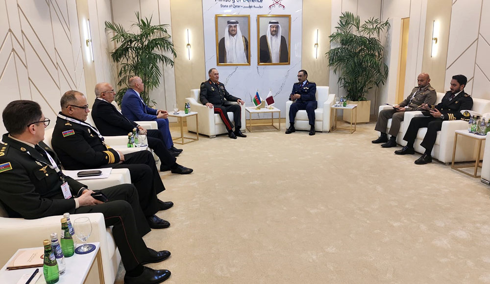 Azərbaycan ilə Qətər arasında hərbi və hərbi-texniki sahələrdə əməkdaşlıq müzakirə olunub