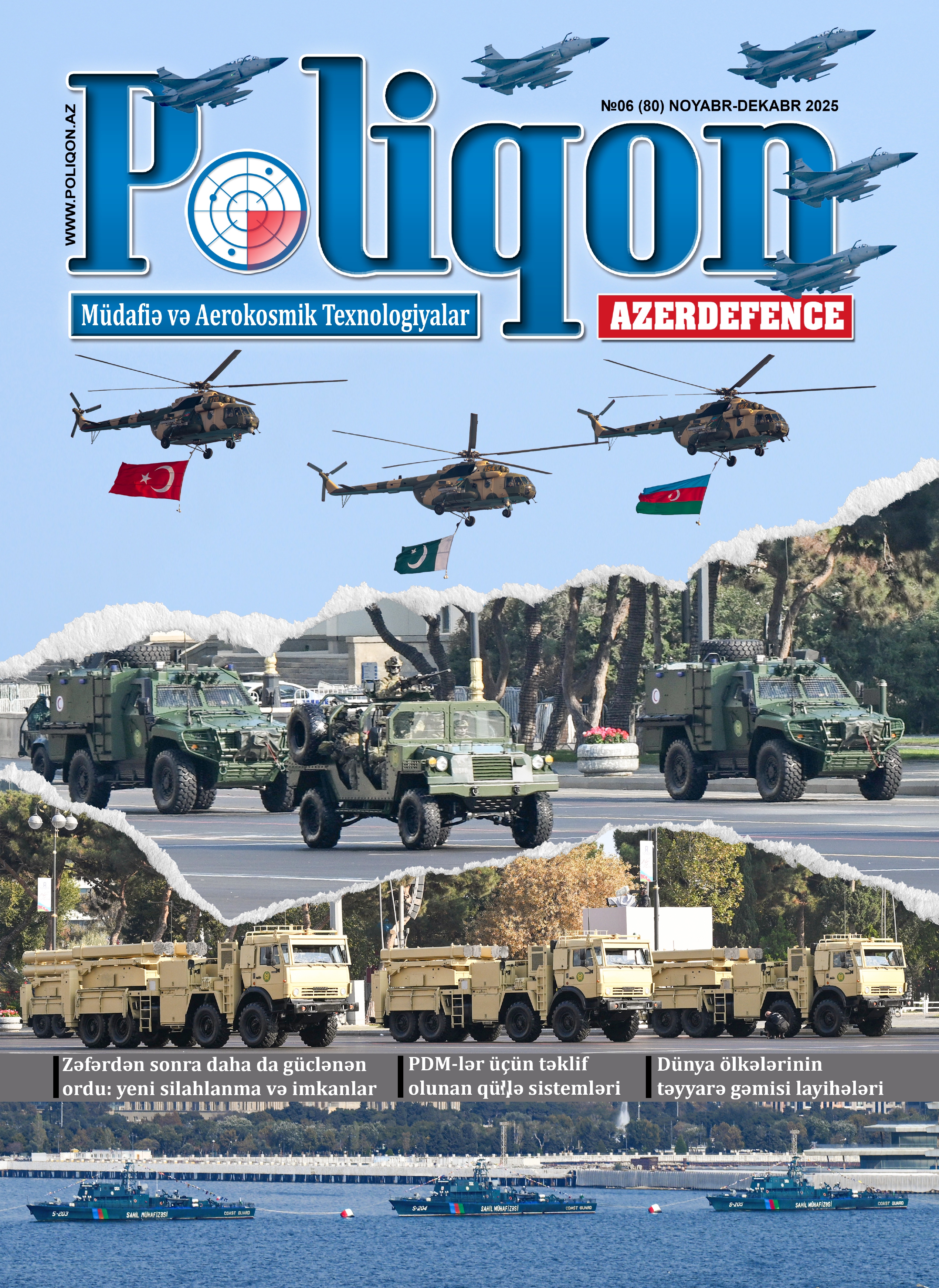 POLİQON müdafiə və aerokosmik texnologiyalar jurnalının 6 (80) 2025 sayı