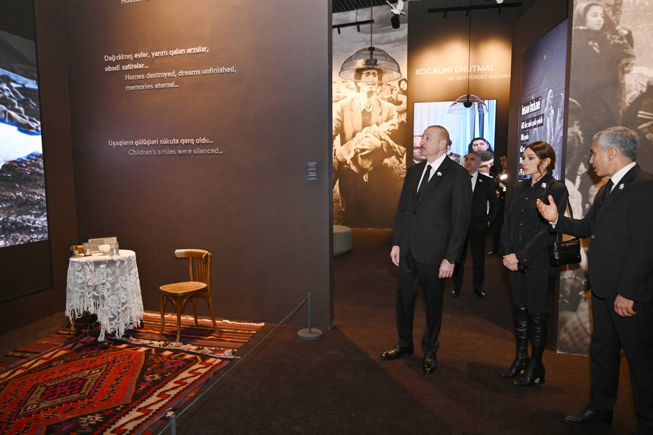 Prezident İlham Əliyev Xocalı Soyqırımı Memorialının açılışında iştirak edib - YENİLƏNİB 11 10 1