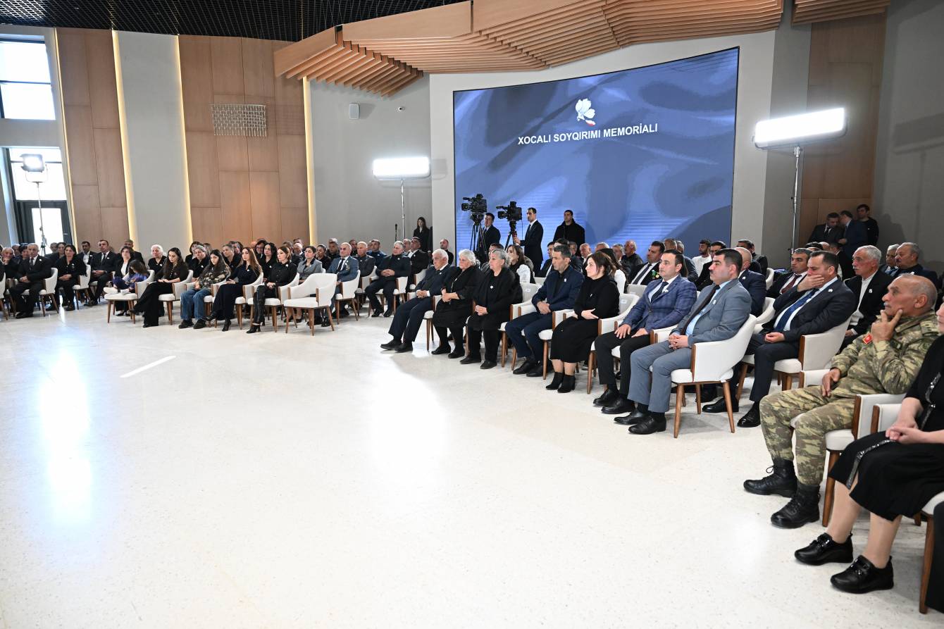 Prezident İlham Əliyev Xocalı Soyqırımı Memorialının açılışında iştirak edib - YENİLƏNİB 19 18