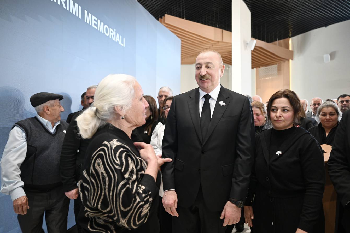 Prezident İlham Əliyev Xocalı Soyqırımı Memorialının açılışında iştirak edib - YENİLƏNİB 24 23