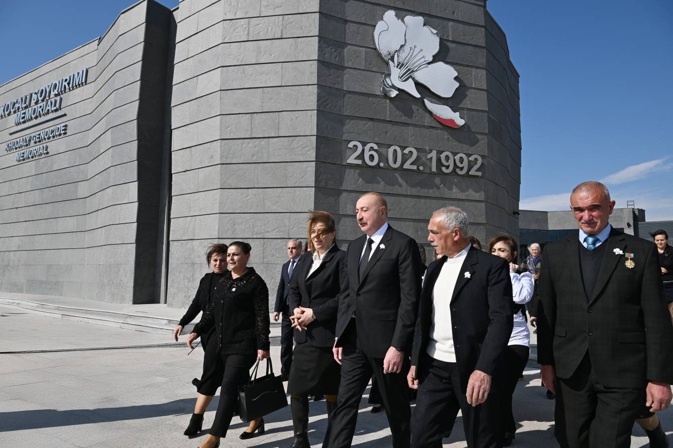 Prezident İlham Əliyev Xocalı Soyqırımı Memorialının açılışında iştirak edib - YENİLƏNİB 38 37