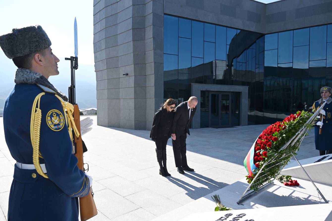 Prezident İlham Əliyev Xocalı Soyqırımı Memorialının açılışında iştirak edib - YENİLƏNİB 7 6 2