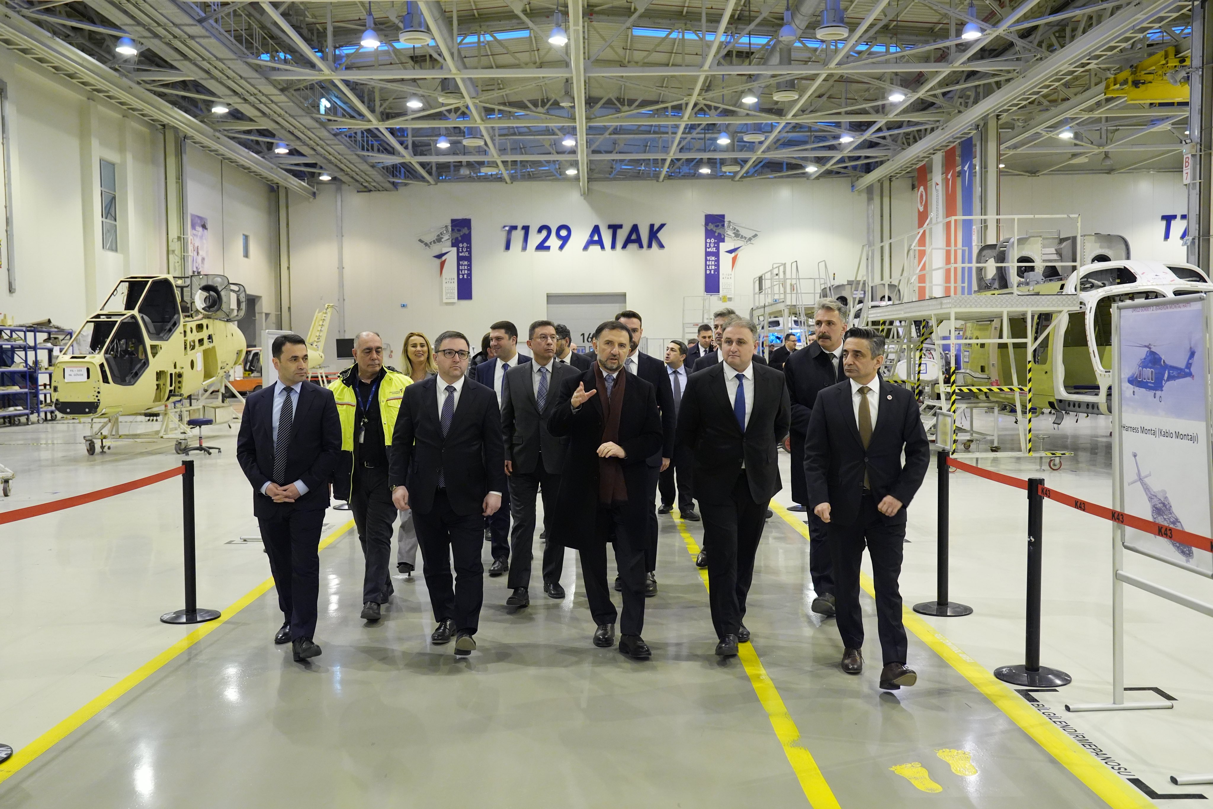 Azərbaycan nümayəndə heyəti TUSAŞ şirkətini ziyarət edib