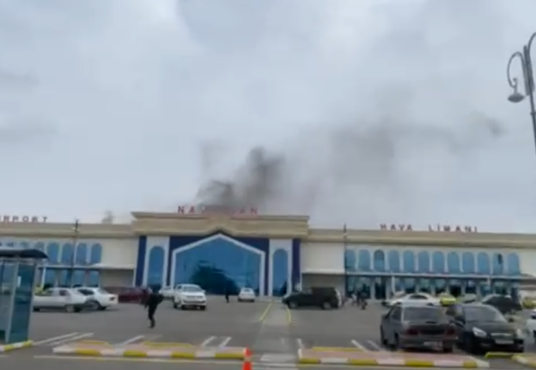 İran Naxçıvan aeroportunu PUA ilə vurub