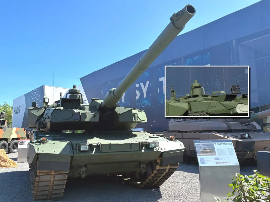 “Leopard 2A8” tankı yeni müdafiə sistemi ilə təchiz edilib 2 Kampfpanzer Leopard 2 A8 mit Schutzsystem Bild hartpunkt tp