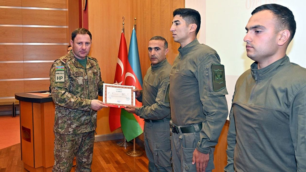 Müdafiə Nazirliyinin Hərbi Polis İdarəsinin nümayəndə heyəti Türkiyəyə səfər edib 3 2 8