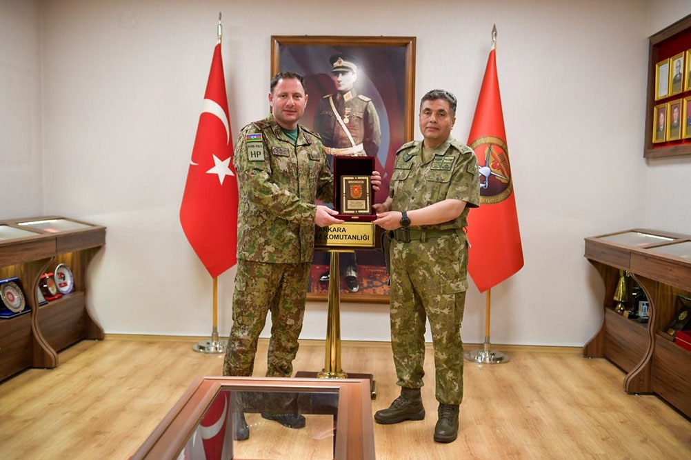 Müdafiə Nazirliyinin Hərbi Polis İdarəsinin nümayəndə heyəti Türkiyəyə səfər edib 4 3 10