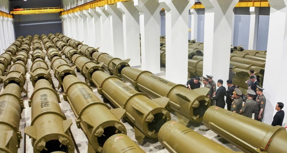 kcna jun7 2026 kju missile factory hs11 srbm likely feb11 machine plant hamhung inspection 3 interior yellow beams crane unid officials 935x500 1