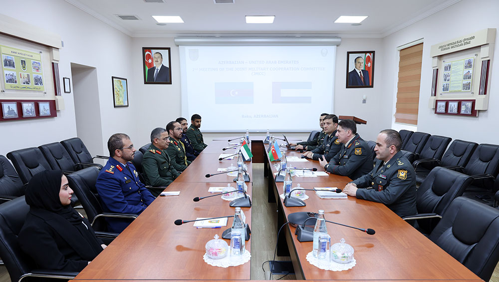 Azərbaycan-BƏƏ Birgə Hərbi Əməkdaşlıq Komitəsinin ikinci iclası keçirilib 4 7cfca2e8d751cd7a6cca506d5d8dc9b0