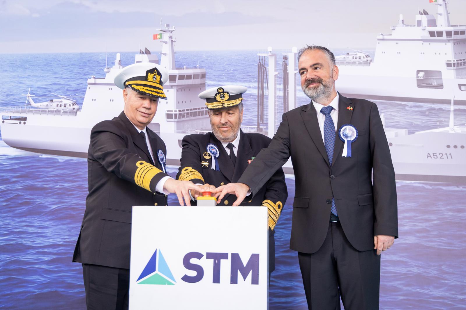 STM Portuqaliya üçün inşa etdiyi ikinci hərbi gəminin bloklarını suya salınma qurğusuna yerləşdirib 6 WhatsApp Image 2026 10 20 at 20.49.09 1